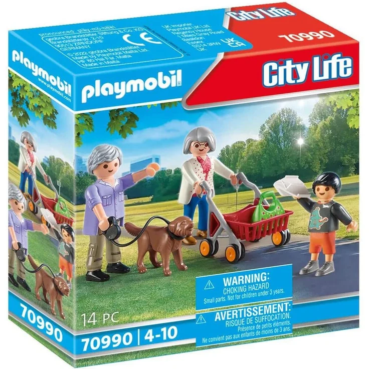 PLAYMOBIL City Life 70990 'Großeltern mit Enkel', 14 Teile, ab 4 Jahren – Bild 1