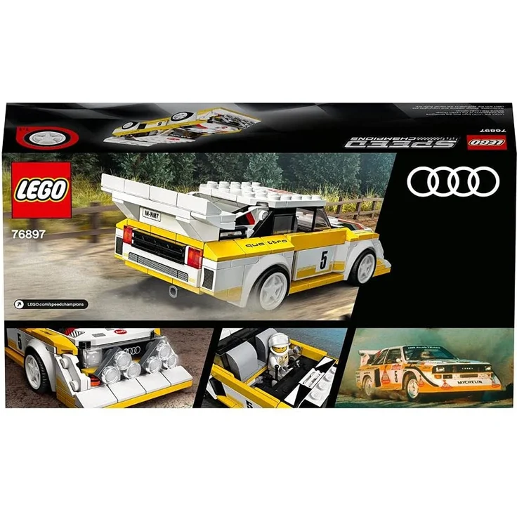 LEGO Speed Champions 76897 '1985 Audi Sport quattro S1', 250 Teile, ab 7 Jahren – Bild 7
