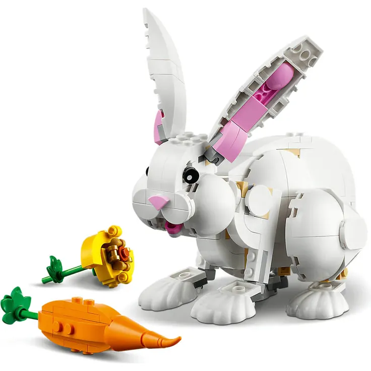 LEGO Creator 3-in-1 31133 'Weißer Hase', 258 Teile, ab 8 Jahren – Bild 2