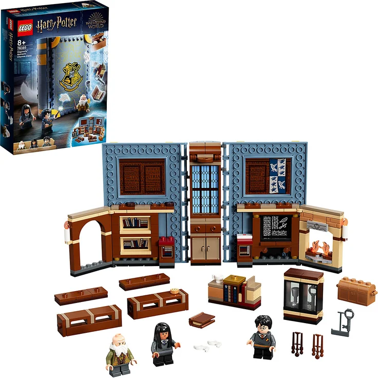 LEGO Harry Potter 76385 'Hogwarts™ Moment: Zauberkunstunterricht', 256 Teile, ab 8 Jahren, Bauset in Buchform – Bild 1