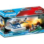 PLAYMOBIL City Action 70779 'Polizei-Wasserflugzeug: Schmuggler-Verfolgung', 33 Teile, ab 5 Jahren