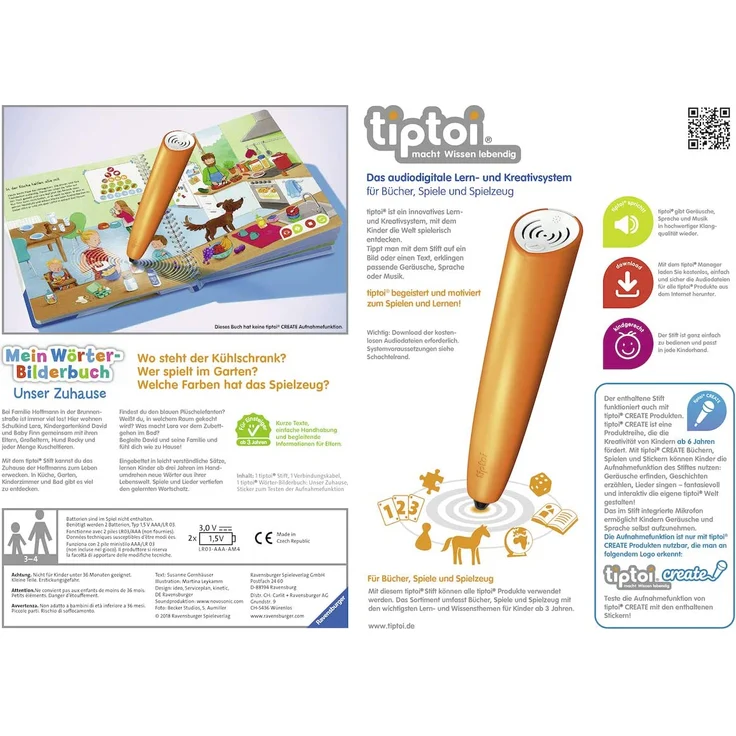 Ravensburger tiptoi 00806 'Starter-Set - Stift und Wörter-Bilderbuch', ab 3 Jahren – Bild 3