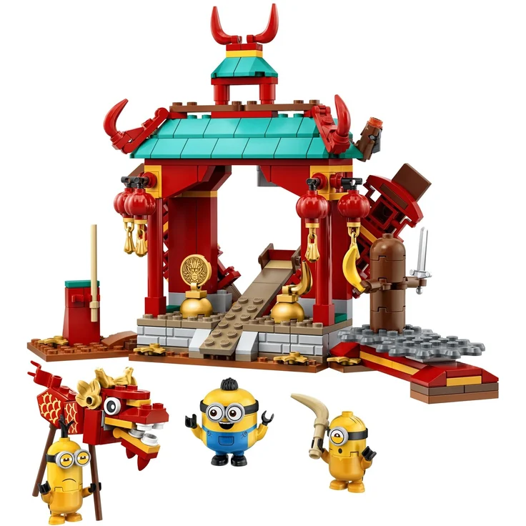 LEGO Minions 75550 'Minions Kung Fu Tempel', 310 Teile, ab 6 Jahren - Preisvergleich – Bild 2