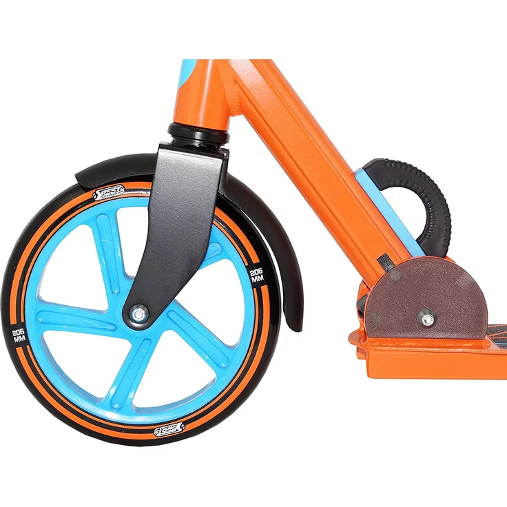 Best Sporting Scooter 205er Rolle, aus Aluminium, klappbarer Kinder-Tretroller orange/blau – Bild 2