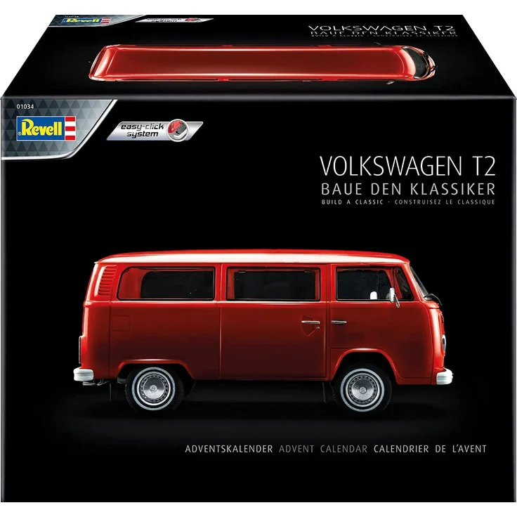 Revell 01034 'Adventskalender VW T2 Bus 2021', 1:24, 109 Teile, ab 10 Jahren – Bild 2