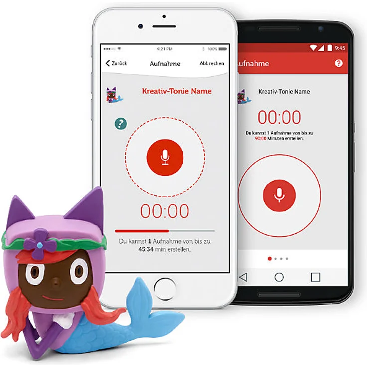 Tonies 'Kreativ-Tonie Meerjungfrau', Hörfigur mit 90 Minuten Speicherkapazität für deine Musik, Geschichten, Hörbücher und eigene Audiodateien, ab 3 Jahren – Bild 3