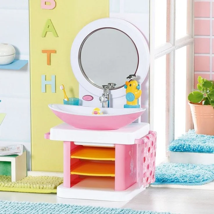 Zapf 832707 'BABY born Bath Handwaschbecken', Puppenzubehör, für Puppen 36cm und 43cm, ab 3 Jahren - Preisvergleich – Bild 3