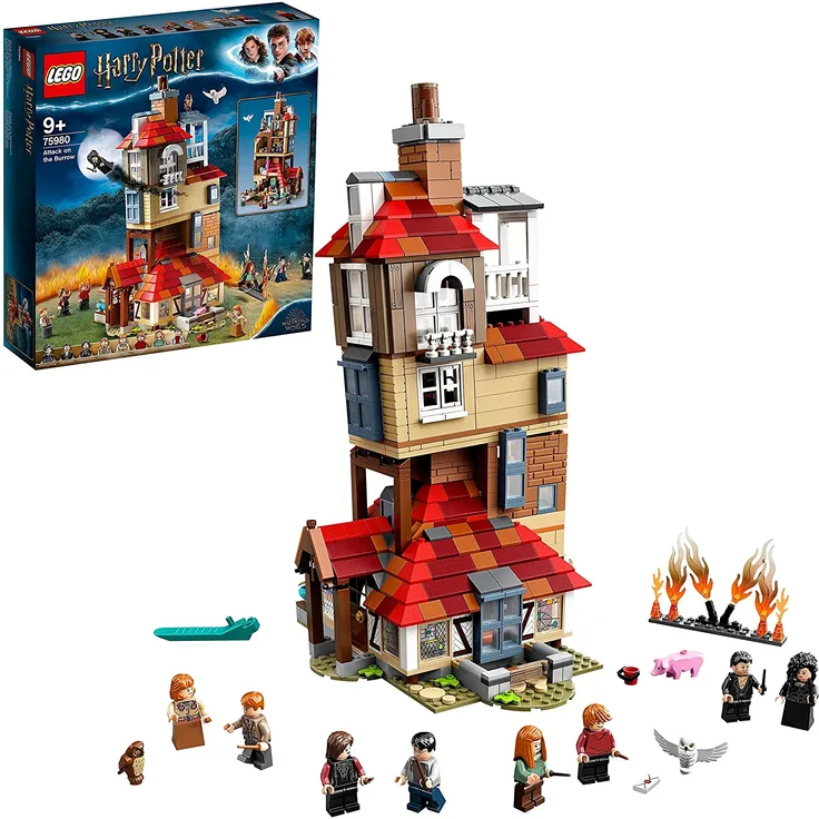 Lego Harry Potter 75980 'Angriff auf den Fuchsbau', 1047 Teile, ab 9 Jahren