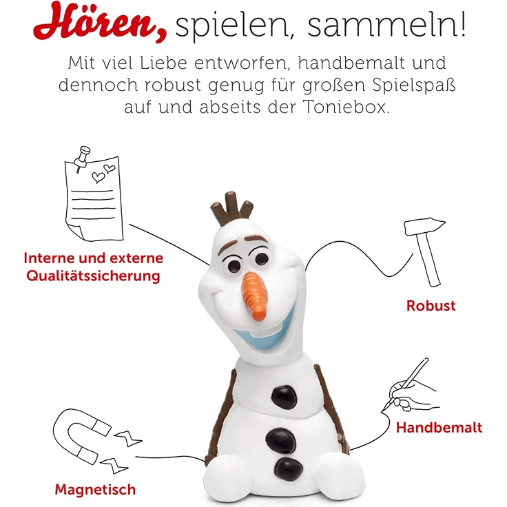 Tonies Disney 'Die Eiskönigin - Olaf taut auf', Hörfigur mit 47 Minuten Spielzeit, ab 4 Jahren – Bild 5