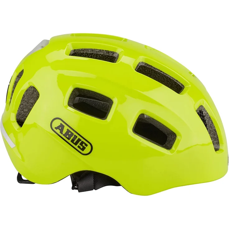 Abus 'Youn-I 2.0' Kinderfahrradhelm signal yellow, Kopfumfang 52-57 cm, mit integriertem LED-Rücklicht – Bild 5