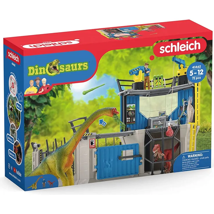 Schleich Dinosaurs 41462 'Große Dino Forschungsstation', ab 5 Jahren, 72 Teile
