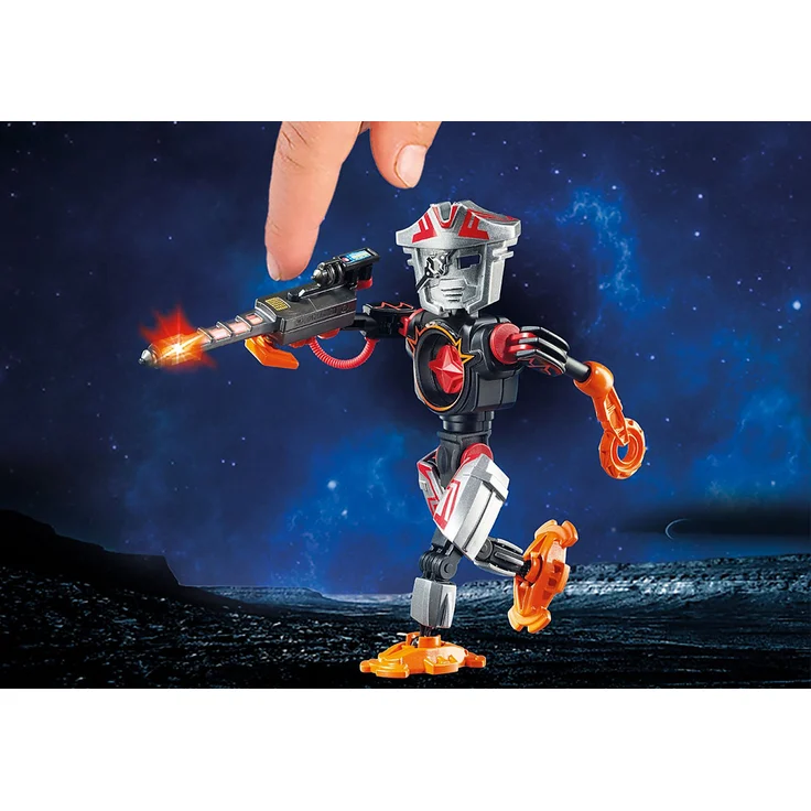 Playmobil Galaxy Police 70024 'Pirates-Roboter', 21 Teile, ab 5 Jahren, mit Lichteffekt – Bild 4