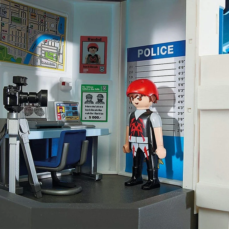 Playmobil City Action 6872 'Polizei-Kommandozentrale mit Gefängnis', 256 Teile, ab 4 Jahren – Bild 5