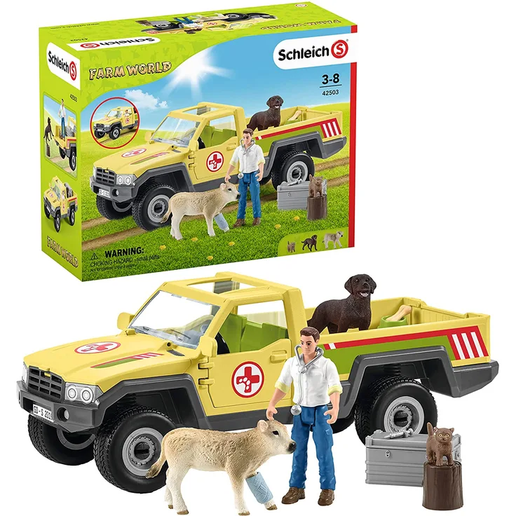 Schleich Farm World 42503 'Tierarztbesuch auf dem Bauernhof', ab 3 Jahren, 12 Teile - Preisvergleich