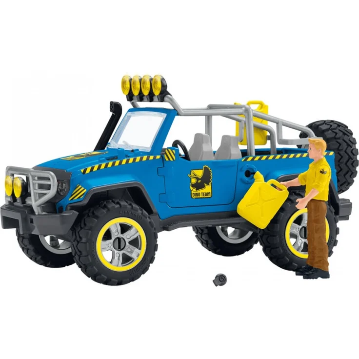 Schleich Dinosaurs 41464 'Geländewagen mit Dino-Aussenposten', ab 4 Jahren, 14 Teile – Bild 5