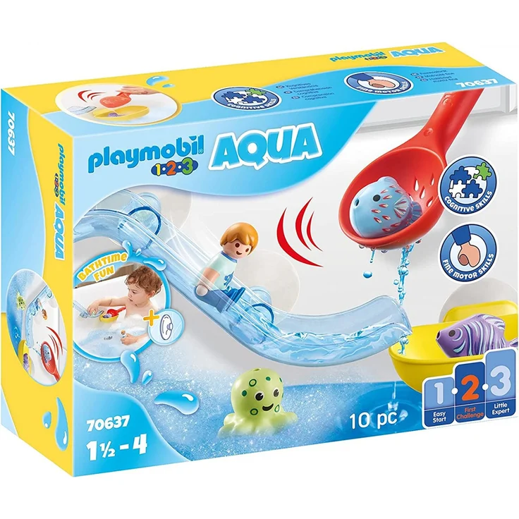 Playmobil 1.2.3 70637 'Fangspaß mit Meerestierchen', 10 Teile, ab 1,5 Jahren – Bild 1