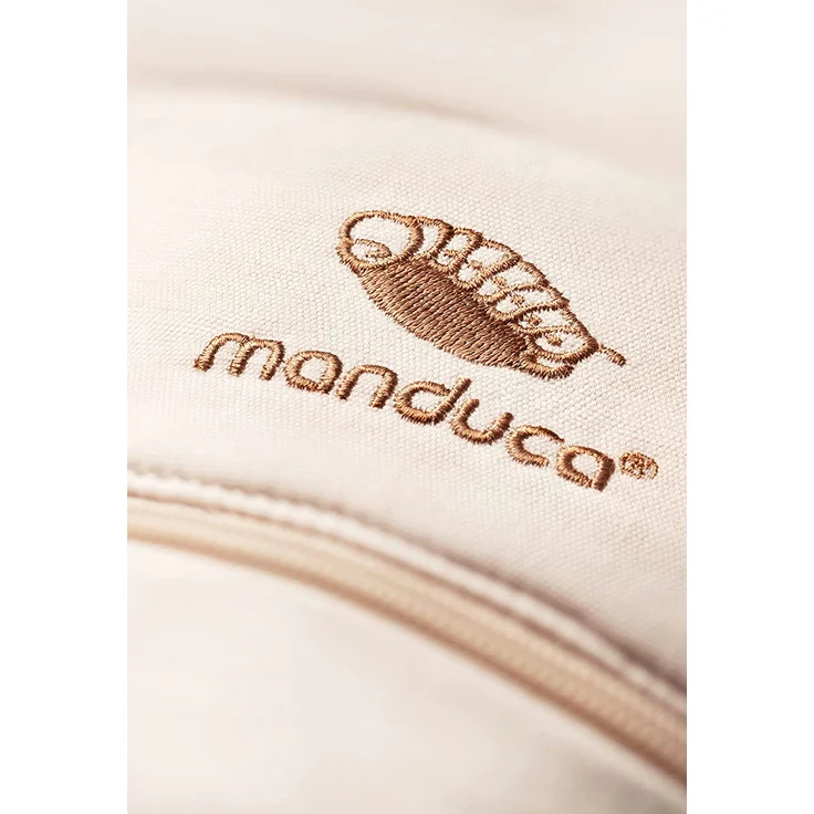 manduca Babytrage XT Cotton DenimPowder-Toffee – Bild 4