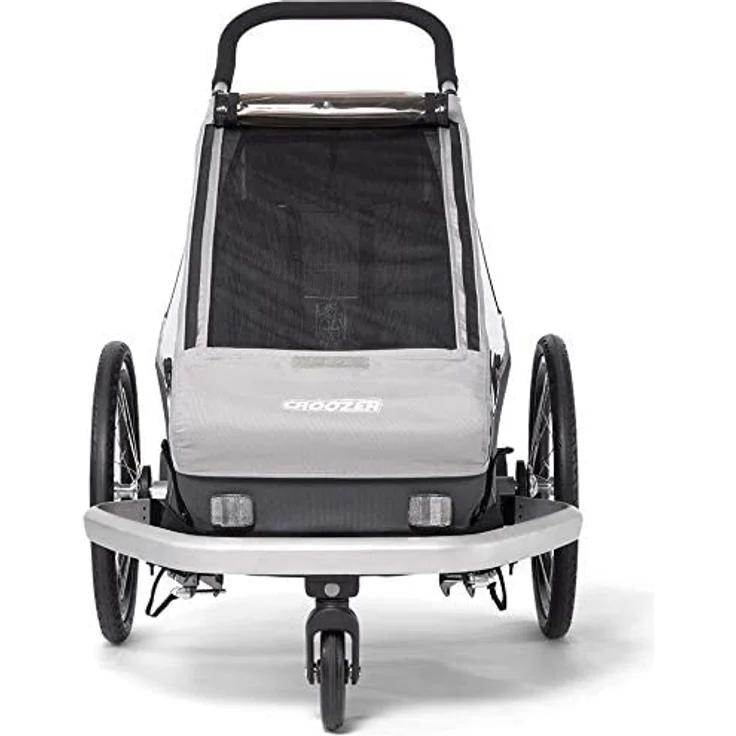 Croozer 'Kid Keeke 1' Kinderanhänger 2020, Stone Grey, 1-Sitzer – Bild 6