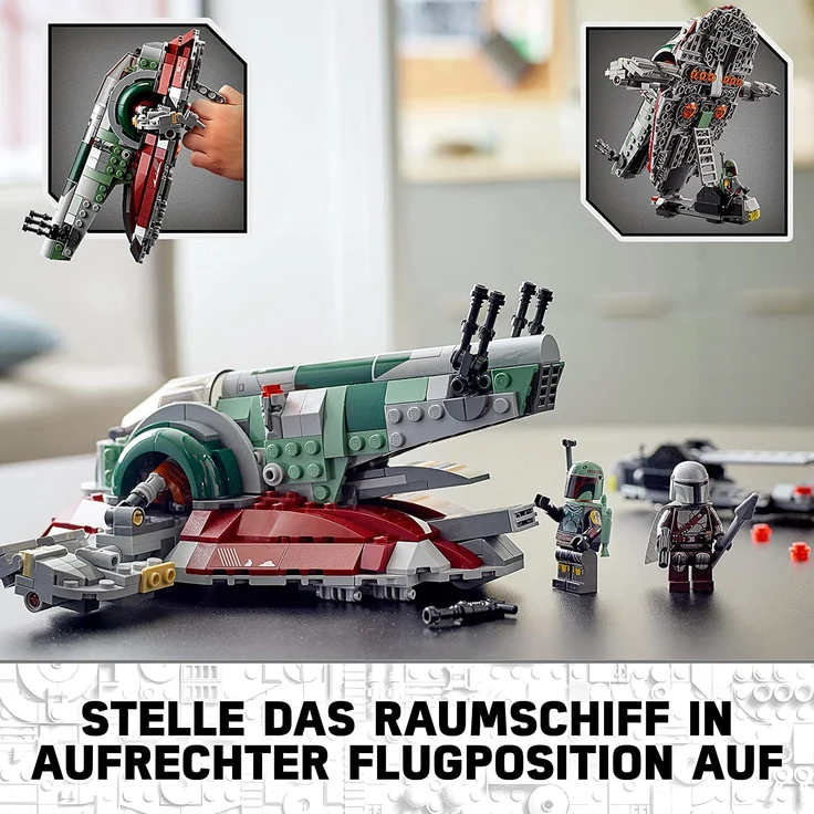 LEGO Star Wars 75312 'Boba Fetts Starship', 593 Teile, ab 9 Jahren – Bild 3