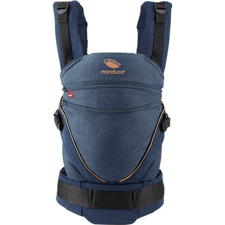 Manduca 'XT Cotton' Babytrage 2020, 3 Tragepositionen, in Denimblue – Bild 2