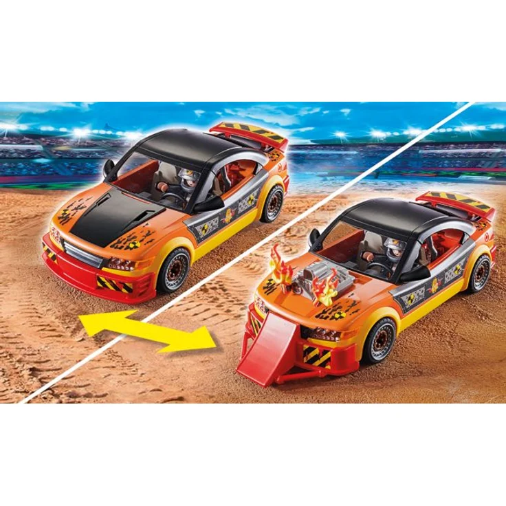Playmobil Stuntshow 70551 'Stuntshow Crashcar', 60 Teile, ab 4 Jahren - Preisvergleich – Bild 4