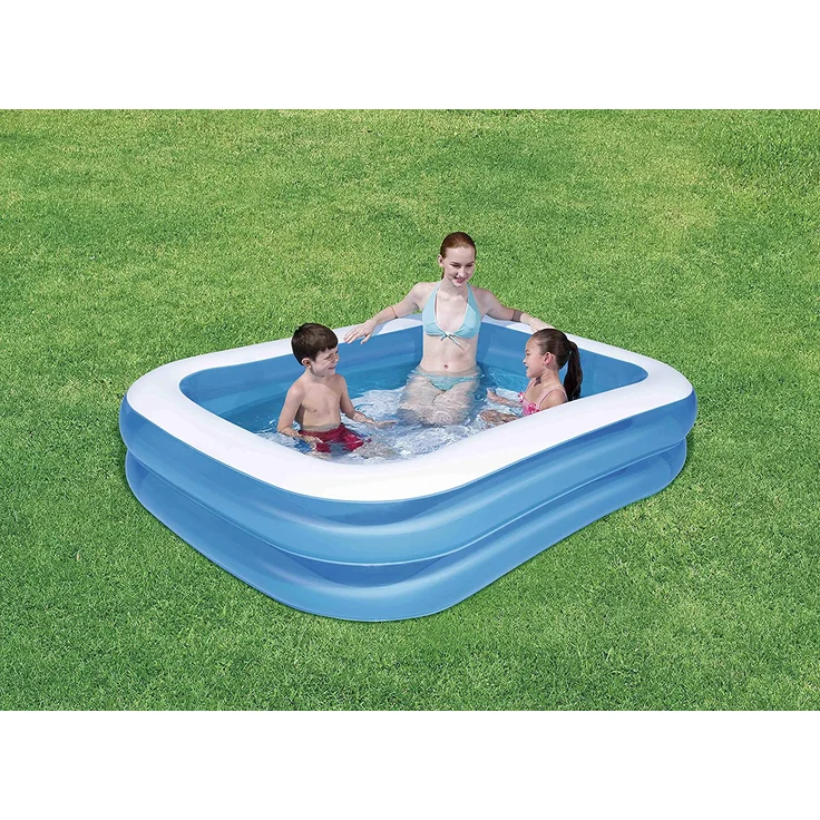Bestway 'Family Pool' Planschbecken, 211 x 132 x 46 cm, ab 6 Jahren, formstabil, leichter und schneller Aufbau – Bild 2
