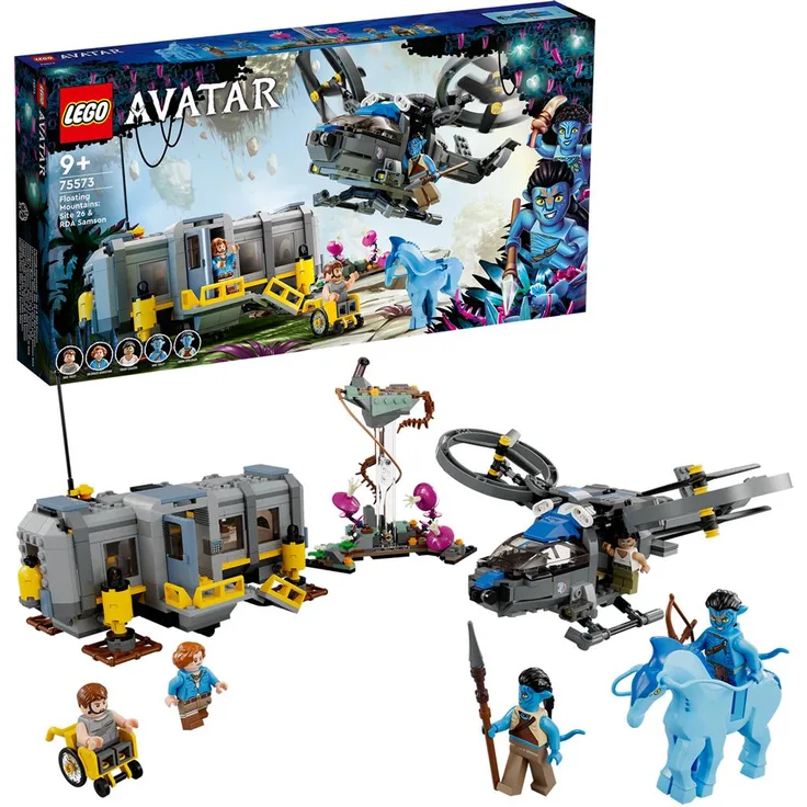 LEGO Avatar 75573 'Schwebende Berge: Site 26 und RDA Samson', 887 Teile, ab 9 Jahren