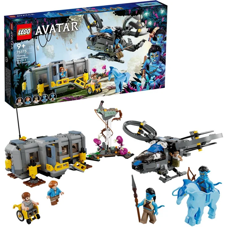LEGO Avatar 75573 'Schwebende Berge: Site 26 und RDA Samson', 887 Teile, ab 9 Jahren – Bild 1