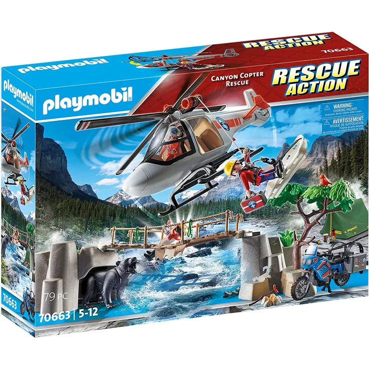 PLAYMOBIL Rescue Action 70663 'Berg Einsatzkommando', 79 Teile, ab 5 Jahren