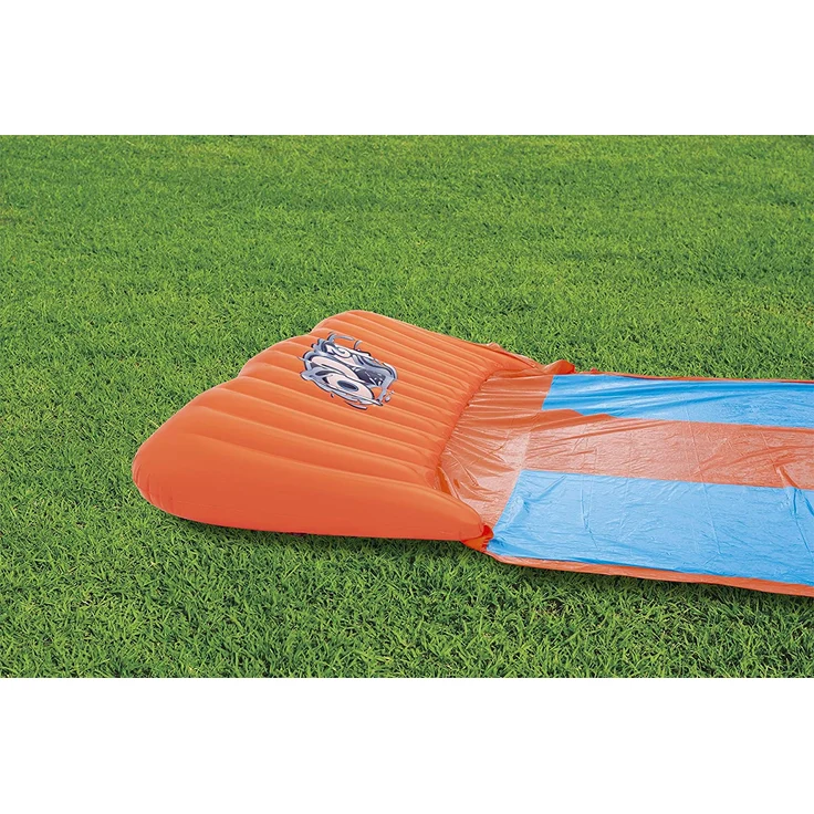 Bestway H2OGO! 'Triple Ramp' 3er-Wasserrutsche mit aufblasbarer Startrampe, 549 x 208 cm, integrierter Wassersprinkler, einfacher Anschluss an Gartenschlauch – Bild 5