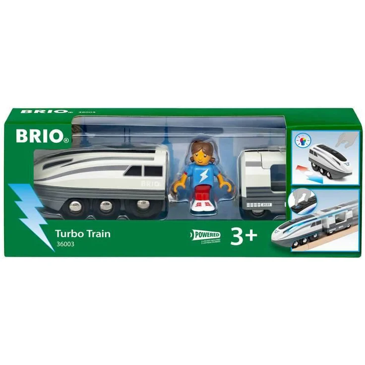 36003 BRIO Turbo-Zug - Batteriebetriebener Spielzeugzug für Kinder ab 3 Jahren - Preisvergleich – Bild 1