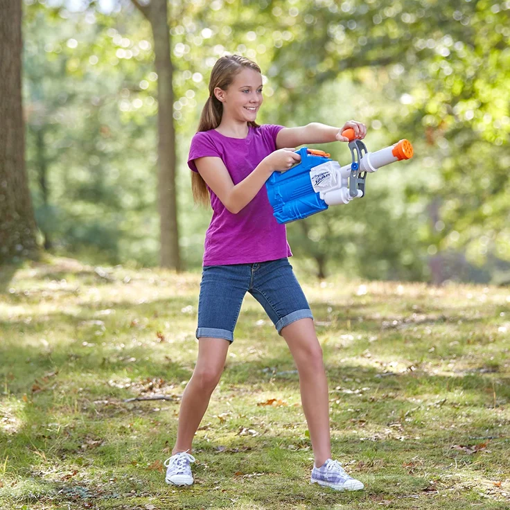 Nerf Super Soaker 'Soakzooka' Wasserpistole, mit 1,6 Liter Wassertank, Mega-Wasserstrahl, ab 7 Jahren – Bild 9