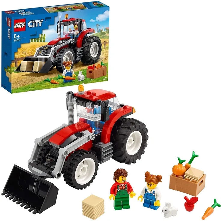LEGO City 60287 'Traktor', 148 Teile, ab 5 Jahren, mit zahlreichen Funktionen