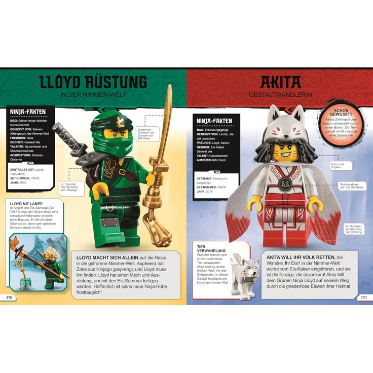 Buch: NINJAGO Lexikon der Minifiguren. Neuausgabe: Mit exklusiver Minifigur – Bild 4