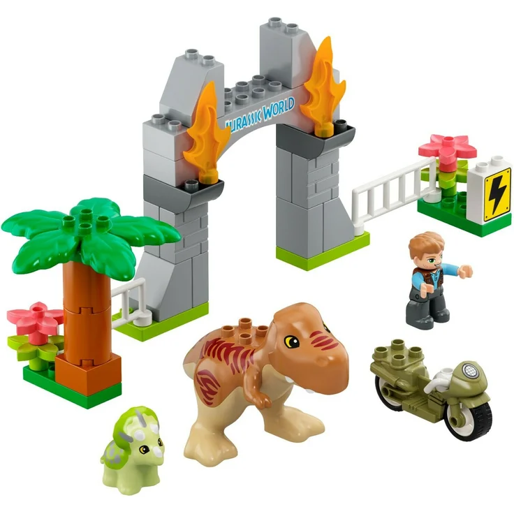LEGO DUPLO 10939 'Ausbruch des T. rex und Triceratops', 36 Teile, ab 2 Jahren – Bild 2