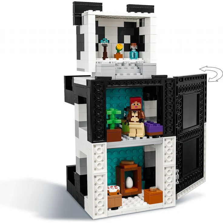 LEGO Minecraft 21245 'Das Pandahaus', 553 Teile, ab 8 Jahren – Bild 6