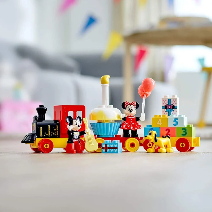 LEGO DUPLO Disney Junior 10941 'Mickys und Minnies Geburtstagszug', 22 Teile, ab 2 Jahren – Bild 8
