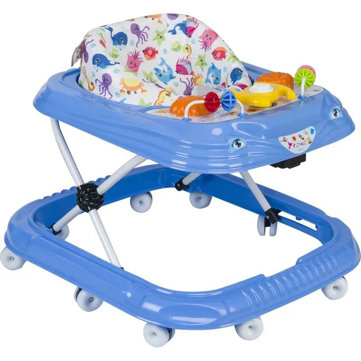 Baby Gehwagen Gehfrei Lauflernwagen Babywalker Lauflernhilfe Alpina Blau