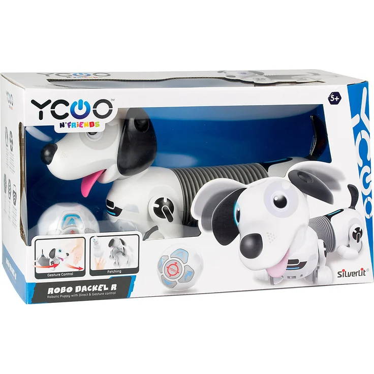 Silverlit Ycoo 'Robo Dackel R', interaktiver Roboter-Hund inkl. Fernbedienung – Bild 6