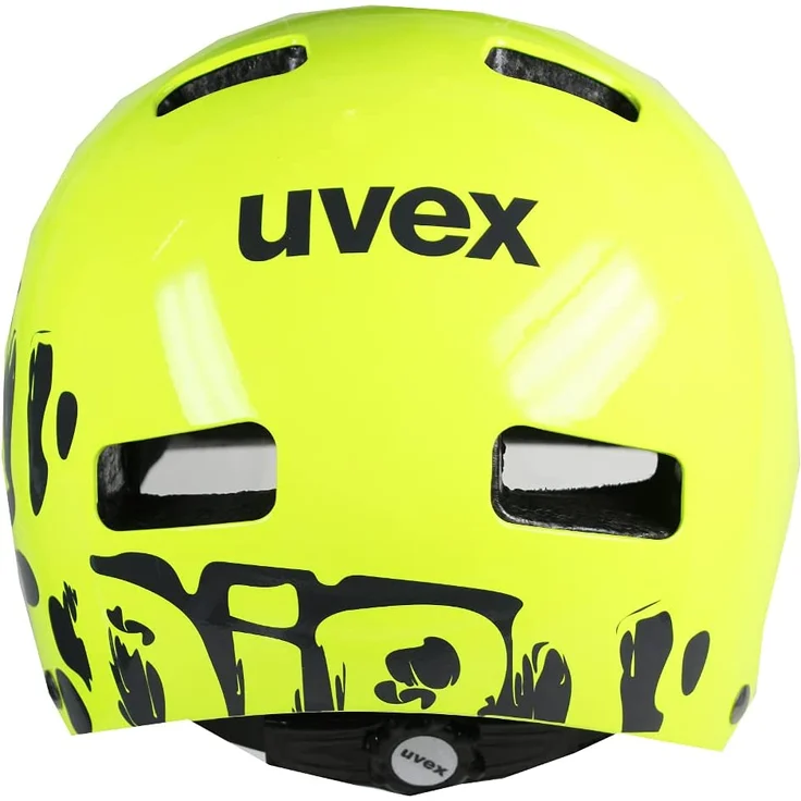 uvex 'Kid 3' Fahrradhelm dirtbike neon in Gr. XXS/S (Kopfumfang: 51-55cm) – Bild 3
