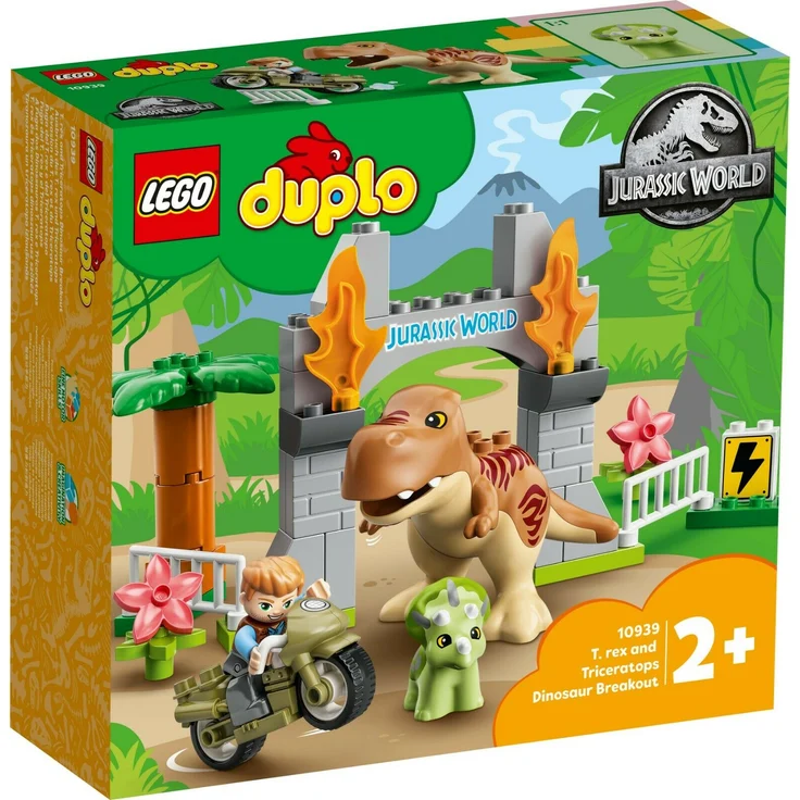 LEGO DUPLO 10939 'Ausbruch des T. rex und Triceratops', 36 Teile, ab 2 Jahren – Bild 3