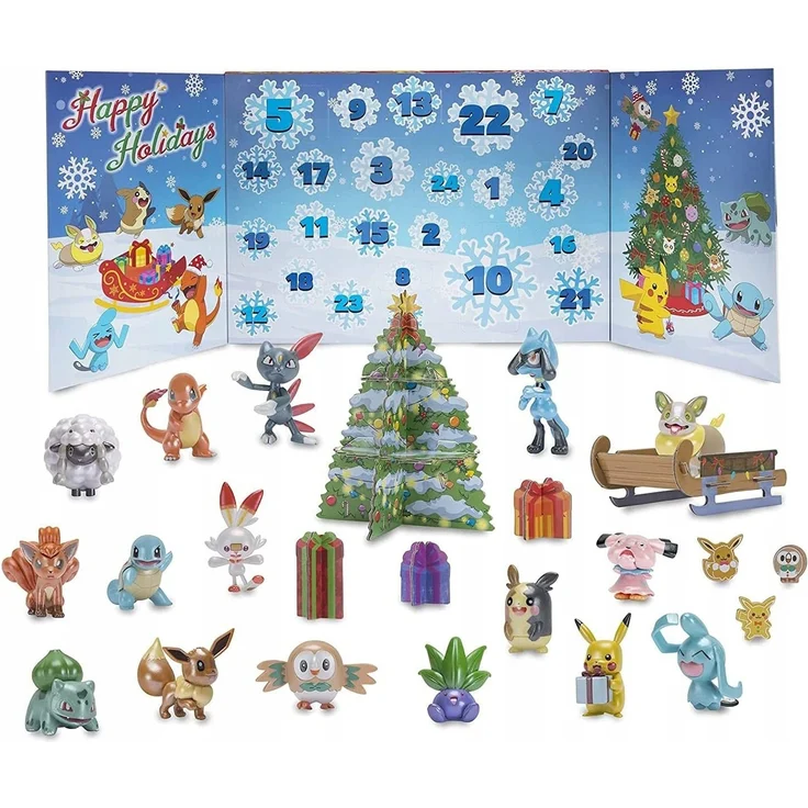 Boti 'Pokemon Adventskalender Holiday 2021', 24 Überraschungen, ab 3 Jahren – Bild 3