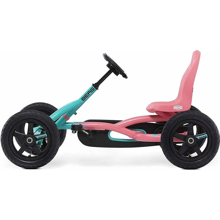 BERG 'Buddy 2. 0 Lua' Gokart, BF-R 2.0, ab 3 Jahren, 3-fach-Sitzverstellung, max. belastbar bis 50 kg, türkis/pink – Bild 2