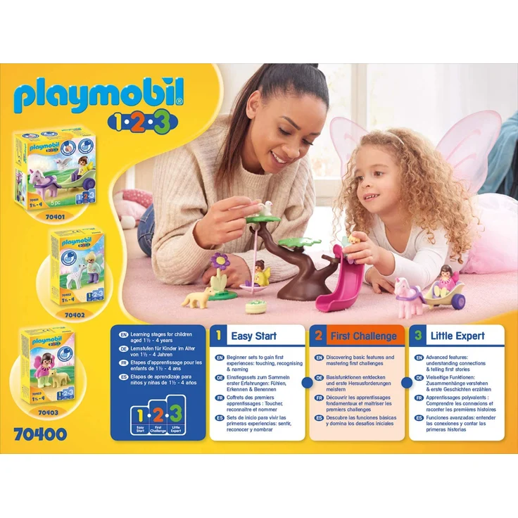 PLAYMOBIL 1.2.3 Feenspielplatz, Ab 1,5 bis 4 Jahre (70400) – Bild 2