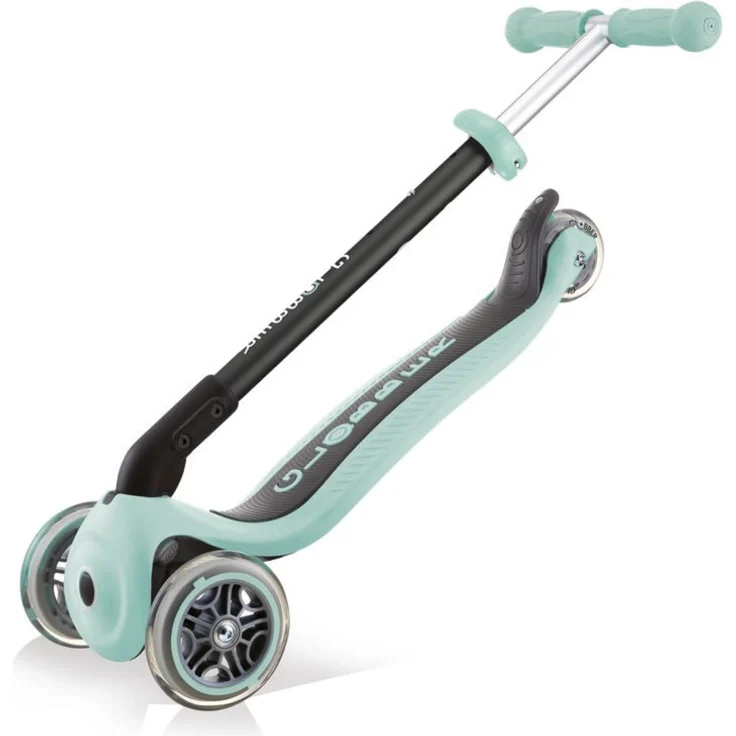 Globber Go Up 3-in-1 Foldable Lights, max. Belastbarkeit 50kg, umbaubar als Scooter/Dreirad/Laufrad, von 15 Monaten bis 7 Jahre, Grün - 649-206 – Bild 9