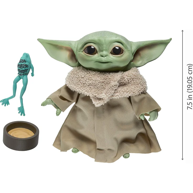 Hasbro Star Wars The Child 'Baby Yoda' Plüsch-Figur mit Sounds und Accessoires,19 cm Groß – Bild 3