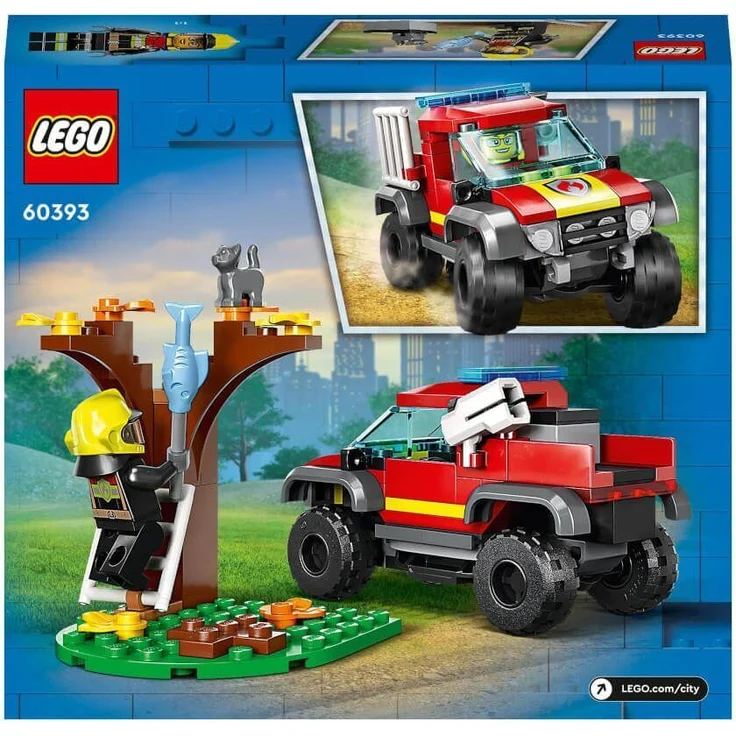 LEGO City 60393 'Feuerwehr-Pickup', 97 Teile, ab 5 Jahren – Bild 3