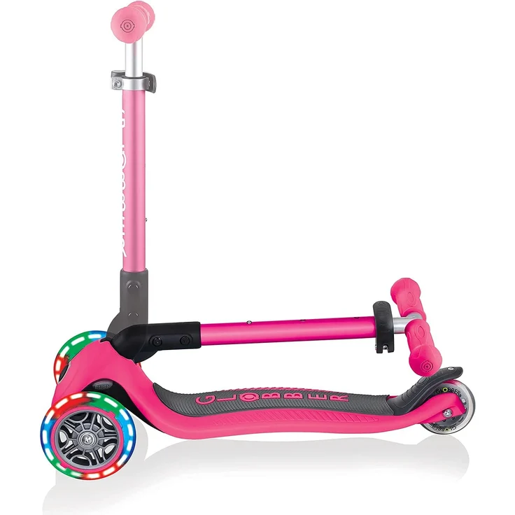 Authentic Sports Globber 'Junior Foldable', lights, fuchsia pink, ab 2 Jahren – Bild 3