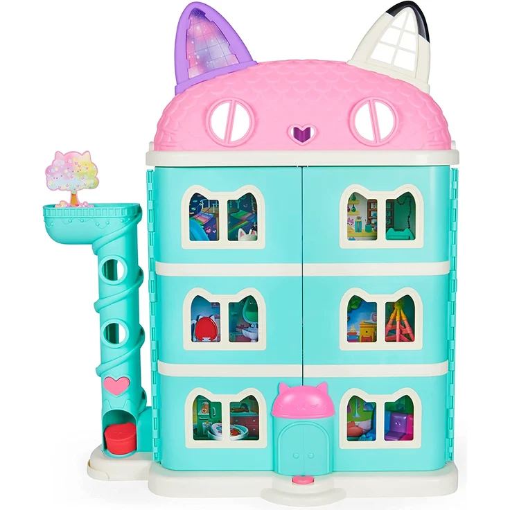 Gabby's Dollhouse 'Gabby's Purrfect Dollhouse' Puppenhaus, ab 3 Jahren, 15 Teile, mit Geräuscheffekten – Bild 8