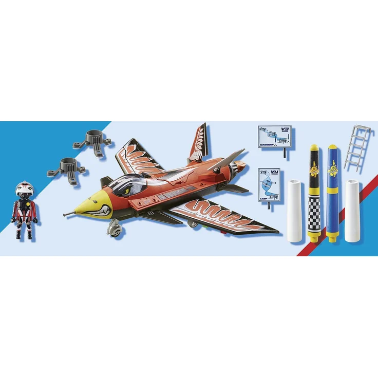 Playmobil Stuntshow 70832 'Düsenjet Eagle', 45 Teile, ab 5 Jahren – Bild 2
